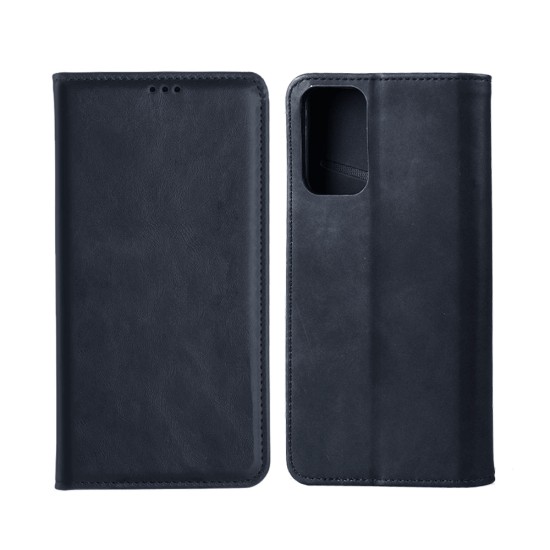 Leather Flip Cover with Internal Pocket for Oppo A96 4G Black Leather Flip Cover with Internal Pocket for Oppo A96 4G Black